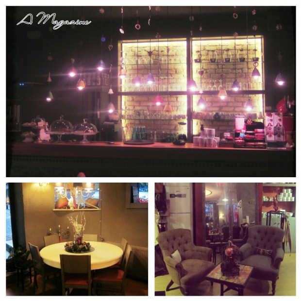 კაფე ჰოჯა ალი და სერდარ ი ეკრემ ქუჩის გადაკვეთაზე, გალათას კოშკთან